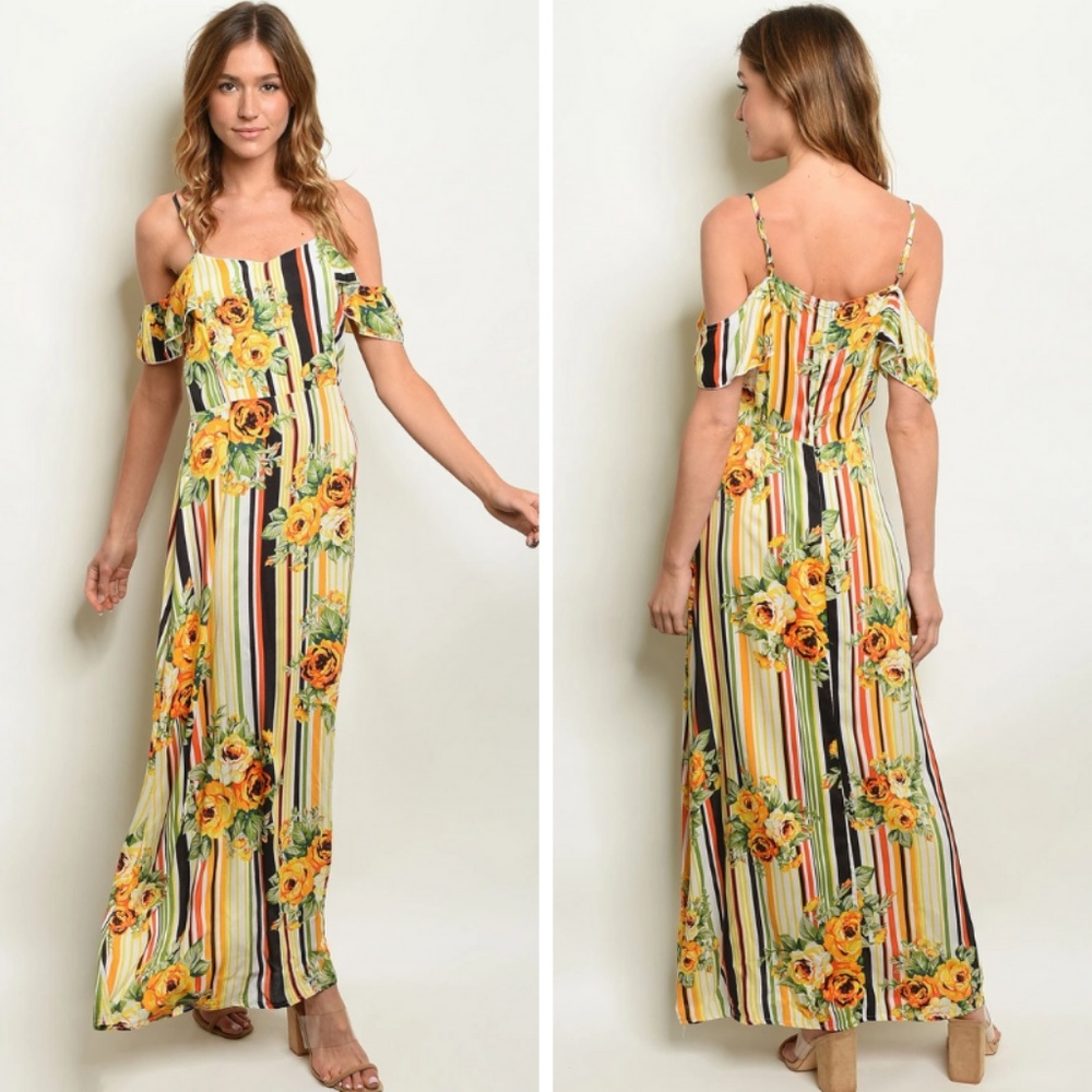 Long Floral Dress - Med